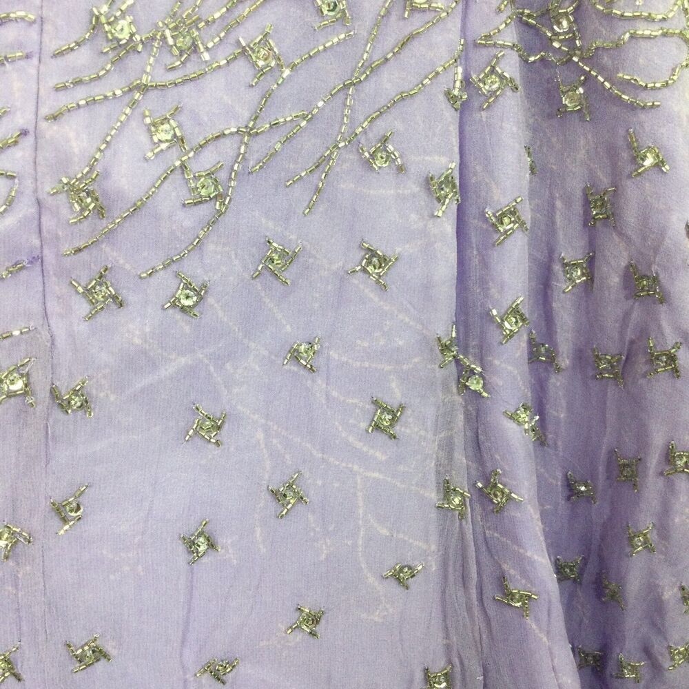 Scala Womens Beeta Grover Silk Sequin Beaded Maxi… - image 3